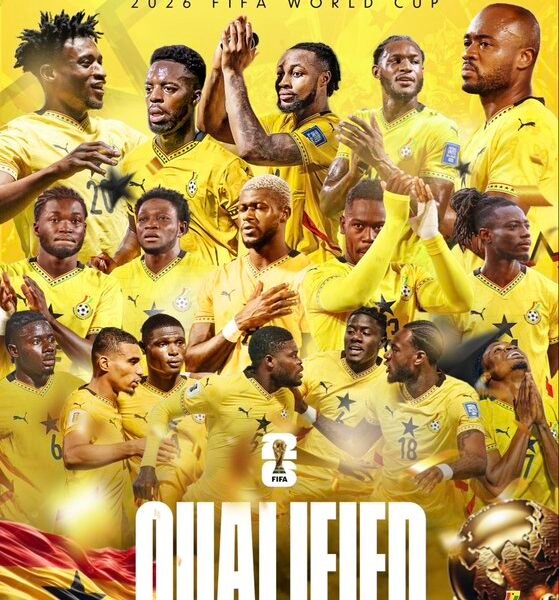 Ghana’s Black Stars Clinch 2026 World Cup Berth with 1-0 Win Over Comoros